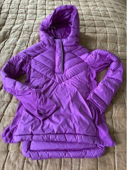 Ivivva by lululemon "Up to Snow Good" down pullover jacket kids size 12