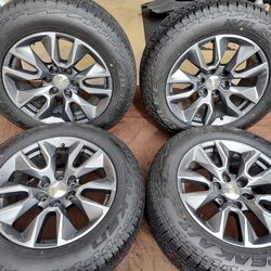 20" CHEVY CHARCOAL NEW TIRES!!!!