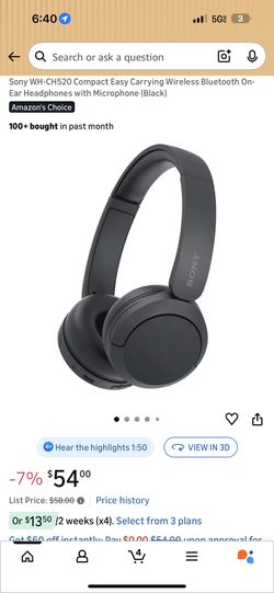 Sony Headphones 