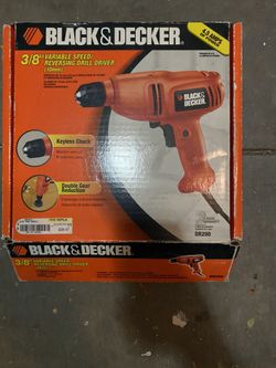 Black & Decker Corded Drill In Box