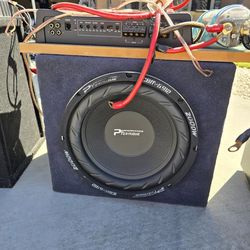 Pioneer And Performance Technique Speaker Set And Amp