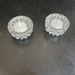 2 Tea Light Candles Holder 