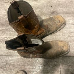 10 1/2 Used Steel Toe Boot 