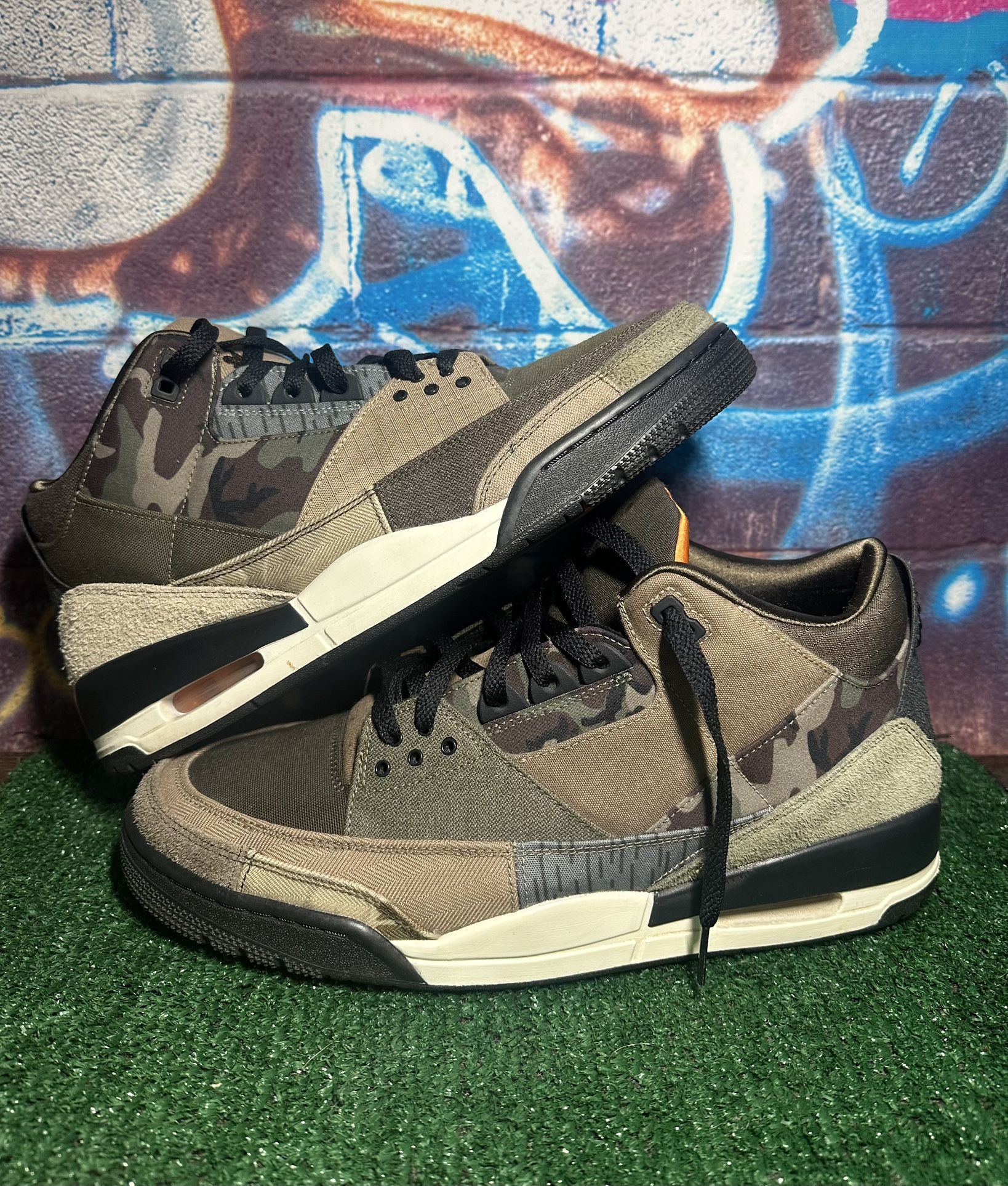 Jordan 3 Retro Patchwork Camp 13m Worn Lighty