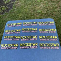 12 Unused Rockstar Energy Stickers