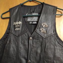 Women's Small Leather Vest 