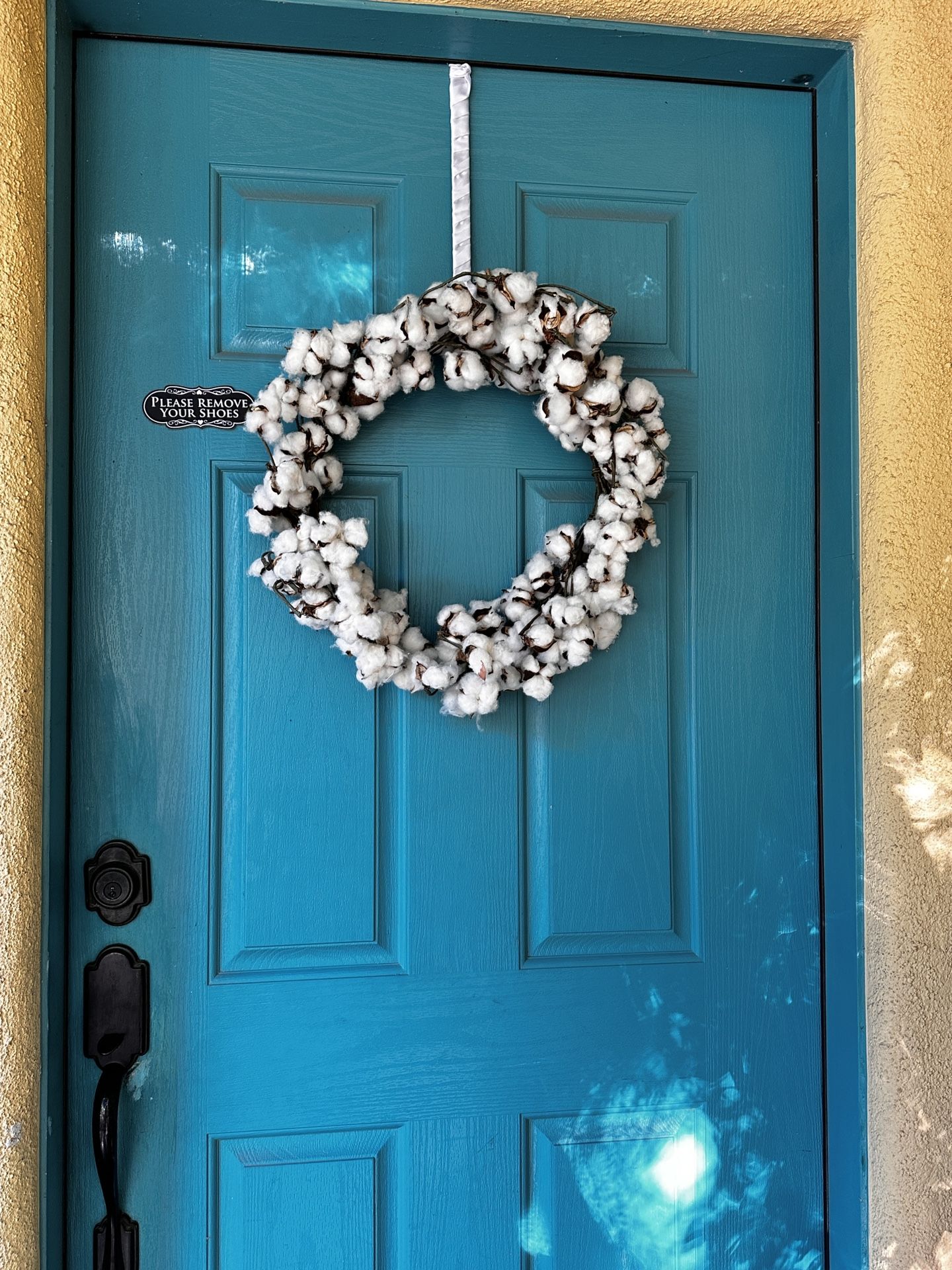 Cotton Wreath