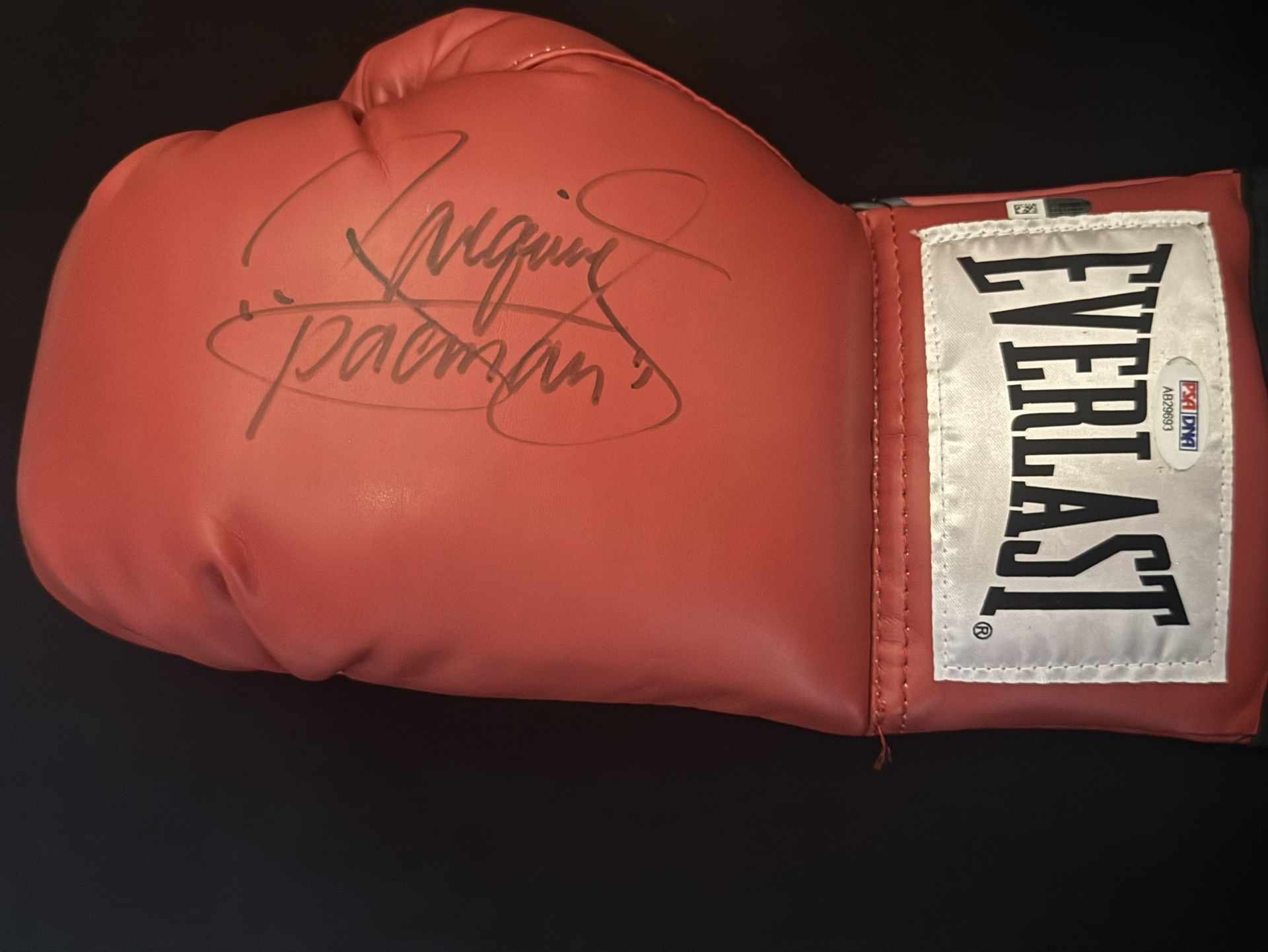 Manny Pacquiao autograph signed Everlast boxing glove PSA/DNA Certification