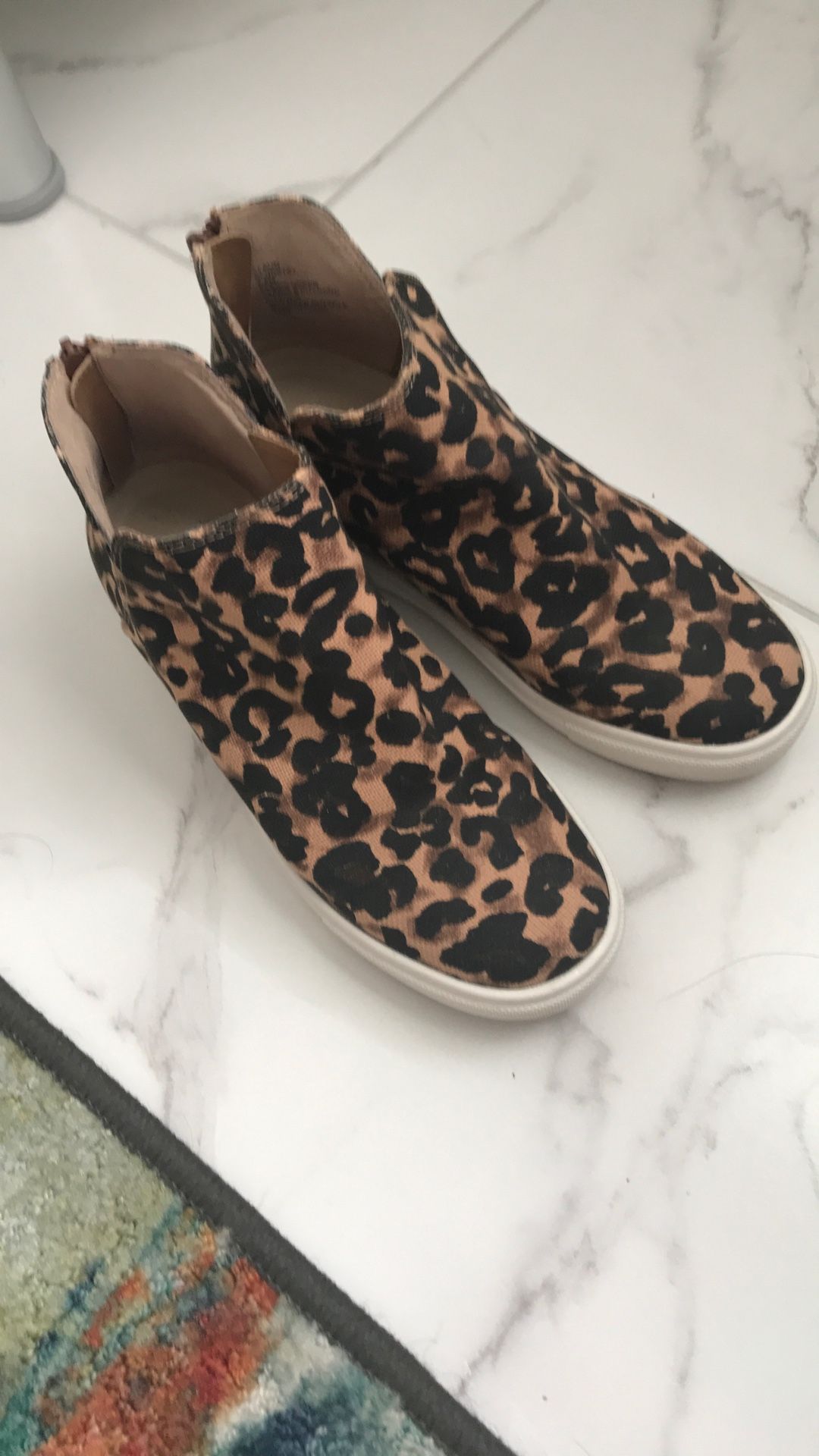 Pair Of Boots Animal Print