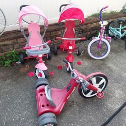 KID'S LEARNER BIKE'S ALL TOGETHER $40 , TAKE ALL 7 OR $10 EACH 