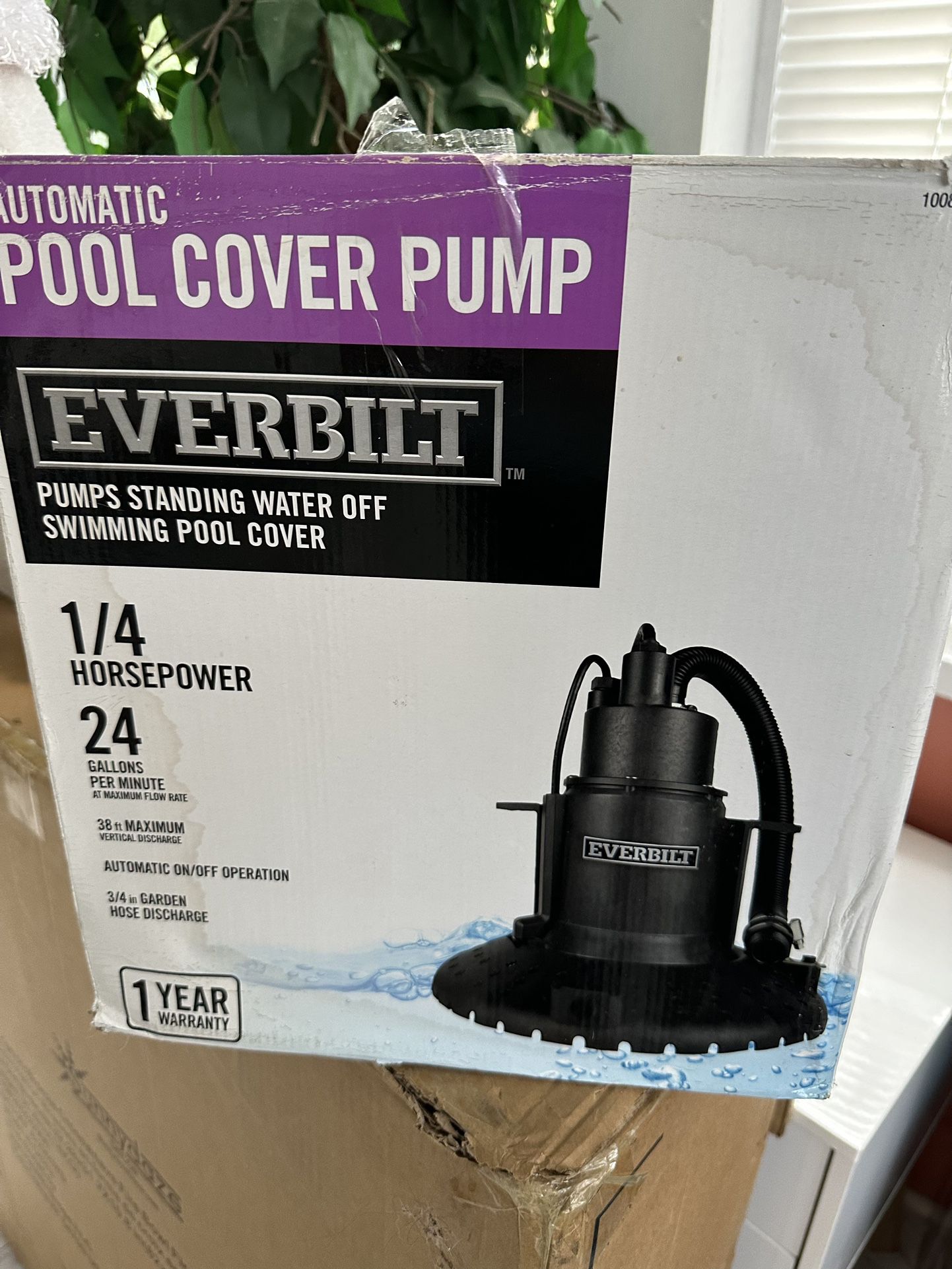 Pool Cover Pump 1/4 Hp 