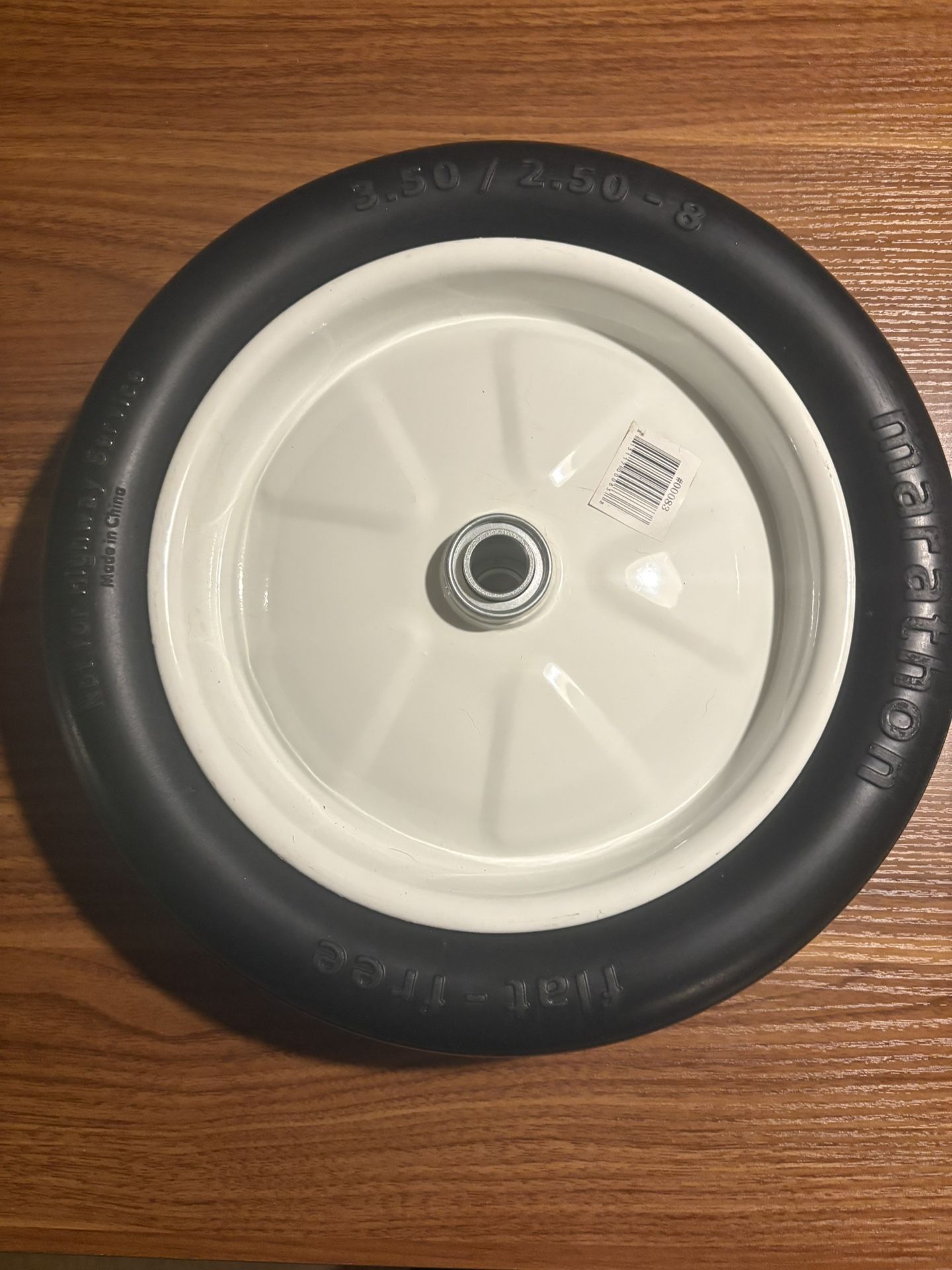 Marathon 3.50/2.50-8 Flat Free Wheelbarrow Tire *New