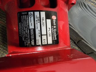 B&G Water Circulation Pump