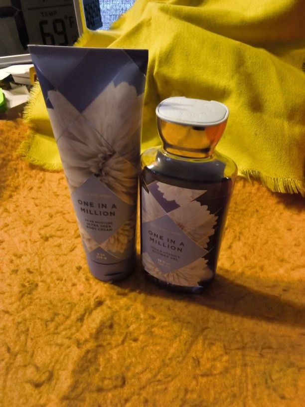 2 bottles of Bath and body works One In A Million Shower gel and body cream will not separate.