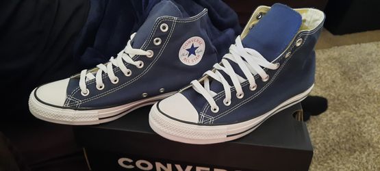 Blue High Top Converse 