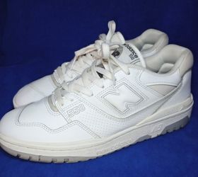 Men's Size 10 New Balance 550 White and Grey
