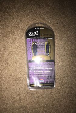 BRAND NEW PRINTER CORD AND INK