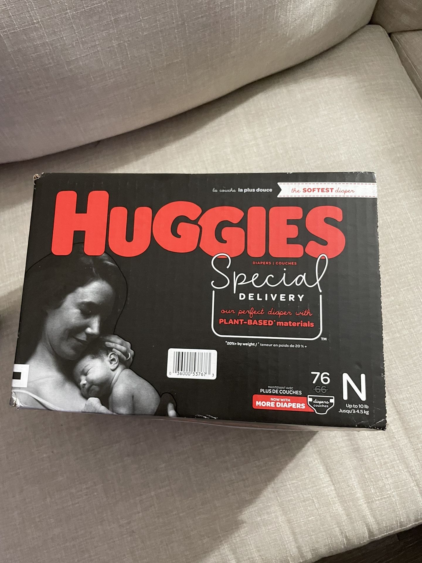 Huggies Newborn 76 count