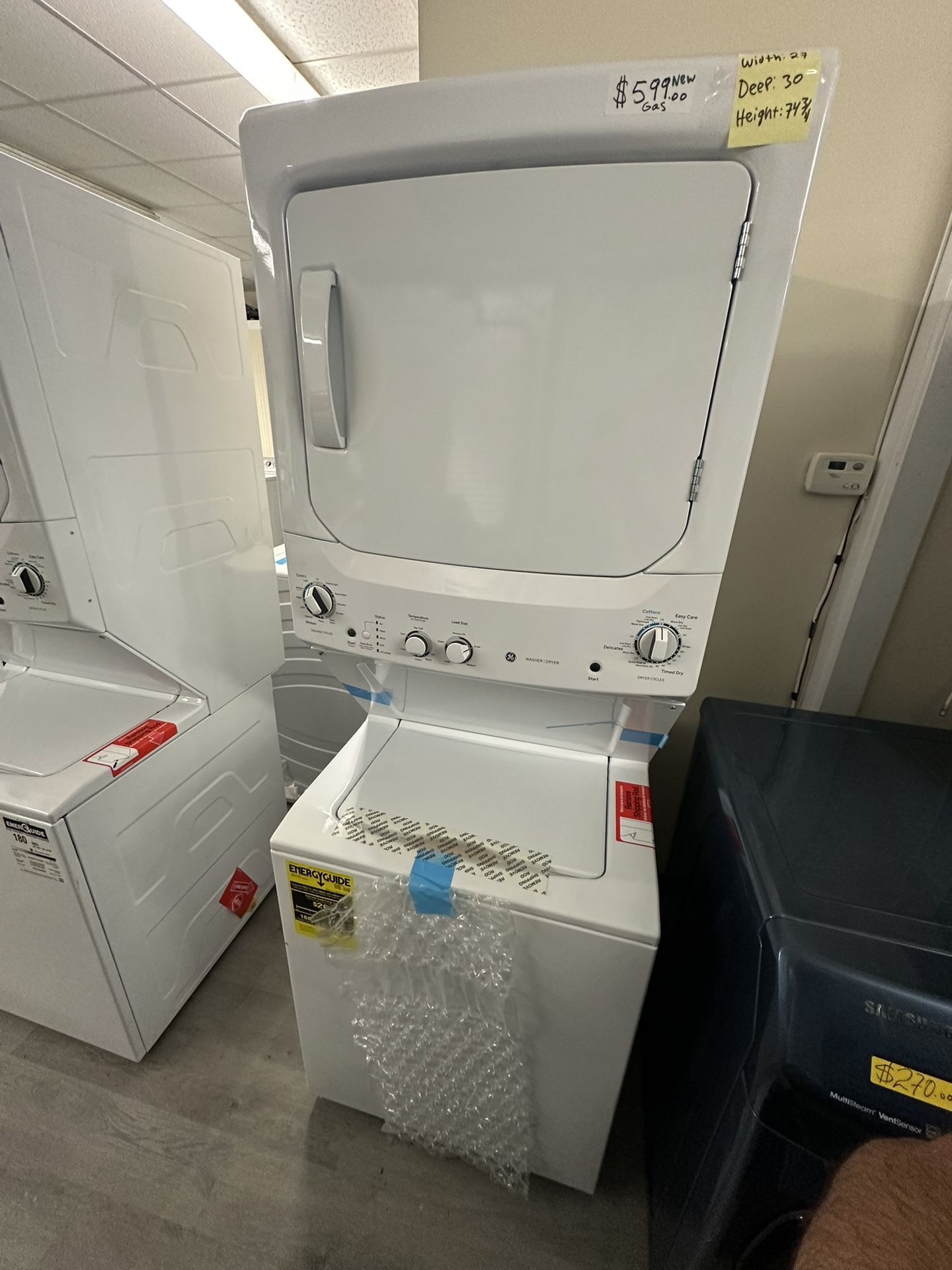 Washer And Dryer Gas New