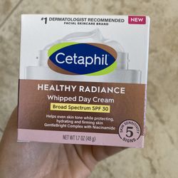 NWT Cetaphil Healthy Radiance Whipped Day Cream SPF 30