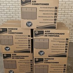 Smart GE Large Room Window Air Conditioner, Remote Included(115-Volt,14000-BTU)