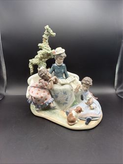 Lladro #5371 Family Roots Black Legacy Porcelain Figurine Retired 1986 Spain