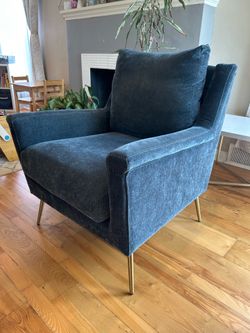 Cambridge Amigo Slate Fabric Accent Chair