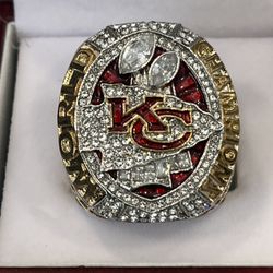  Kansas city Chiefs 2019 Mahomes replica Championship  superbowl Ring paperweight collectible