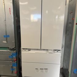 Monogram 36 Inch Premium Fully Integrated Panel Ready 4-Door French Door Smart Refrigerator 