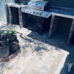 Outdoor Grill Station