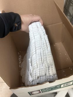 12" Round White Lace Paper Doilies (approx 500)