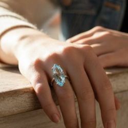 Ring Blue Topaz 