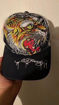 Ed Hardy Tiger Trucker Hat