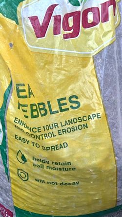 5 bag Vigor Pea puebles 5 bags of sand