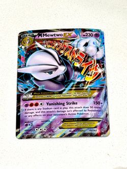 M Mewtwo EX 63/162 XY BREAKthrough 2015 Ultra Rare Holo Pokemon Card HP