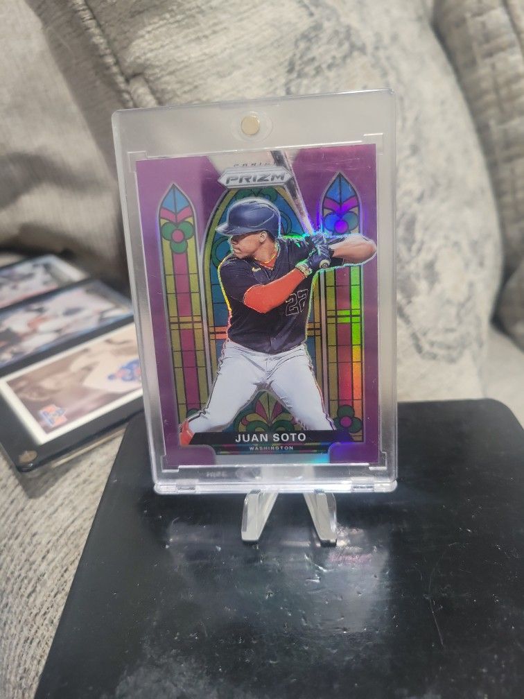 Juan Soto Stain Glass Prizm Holo Prizm Baseball Card Card