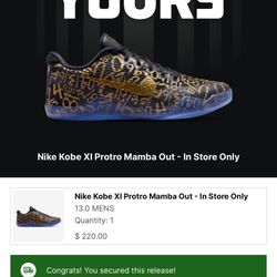 Nike Kobe 11 Mamba Day 