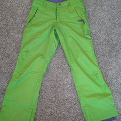 Burton DryRide Youth Size XL 14/16 or Womens XS/S Neon Green Snowboard/Ski Pants