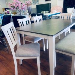 6pc Dining Room Table Set 