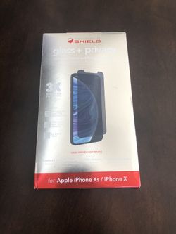 Zagg Invisibleshield Glass+ Privacy Screen Protector for iPhone X/Xs
