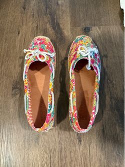 Sperry Top-Sider Floral Espadrille Boat Shoes