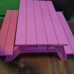 Pink Table For Dolls