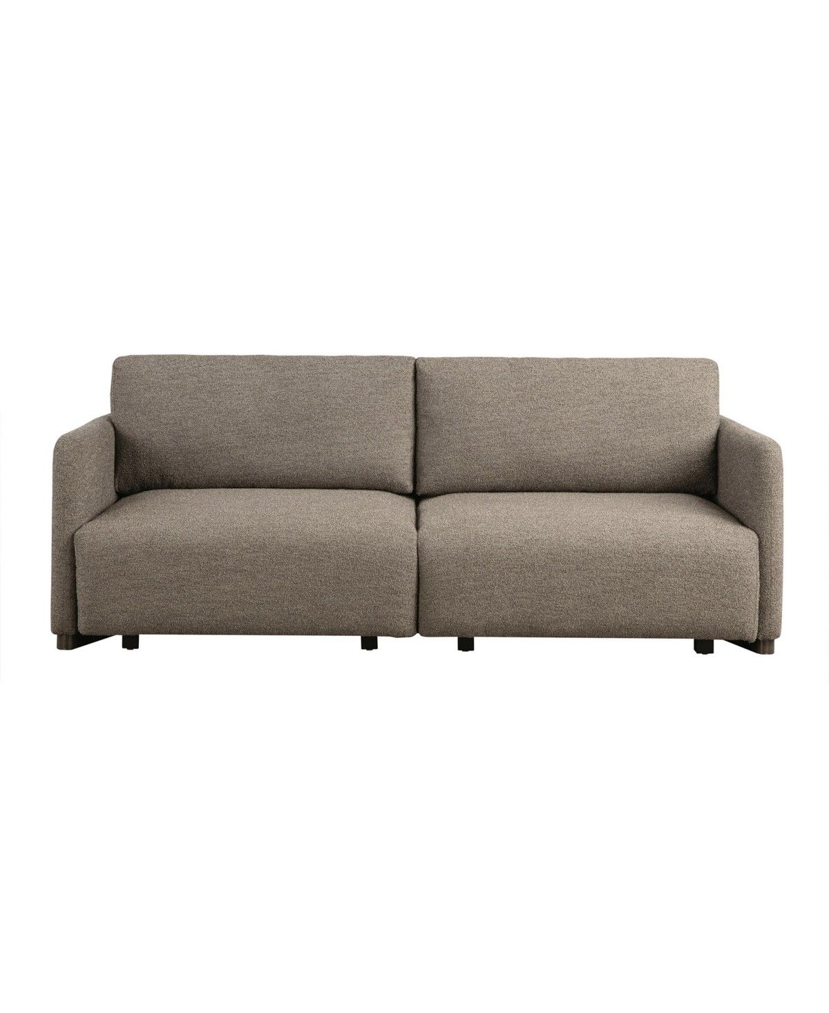 Serta 86" Polyester Tigard Convertible Sofa - Brown
