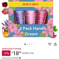 Burts Bees 3 Pack