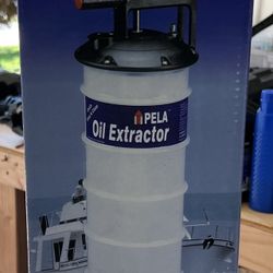 New - Unused Pela PL-650 Manual Oil Extractor Vacuum Pump