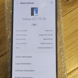 📱 Samsung Galaxy S21 FE 5G – Great Condition, Unlocked / Factory Reset