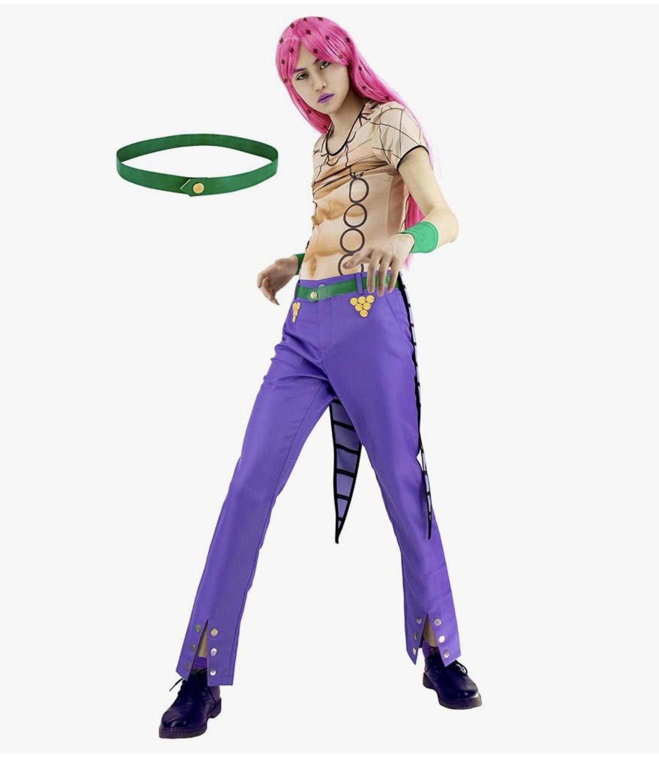 Hot Anime Jojo's Bizarre Adventure Diavolo Cosplay Costume