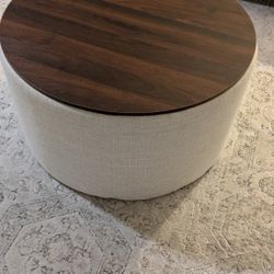 Round Coffee Table With Storage 