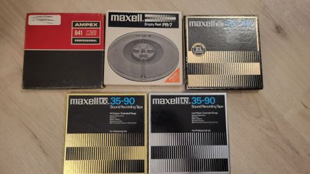 Recoding reel to reel 7" lot 5 .