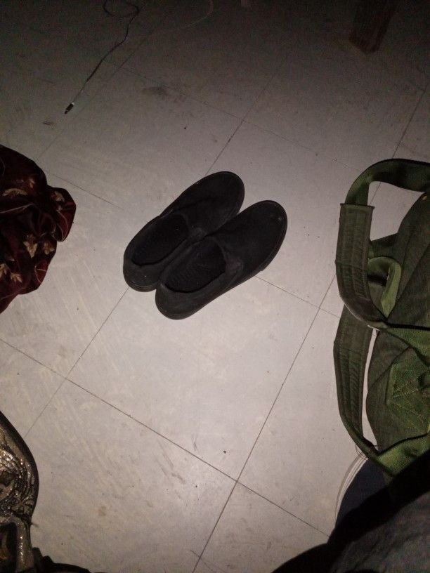 Black Canvas Shoes
